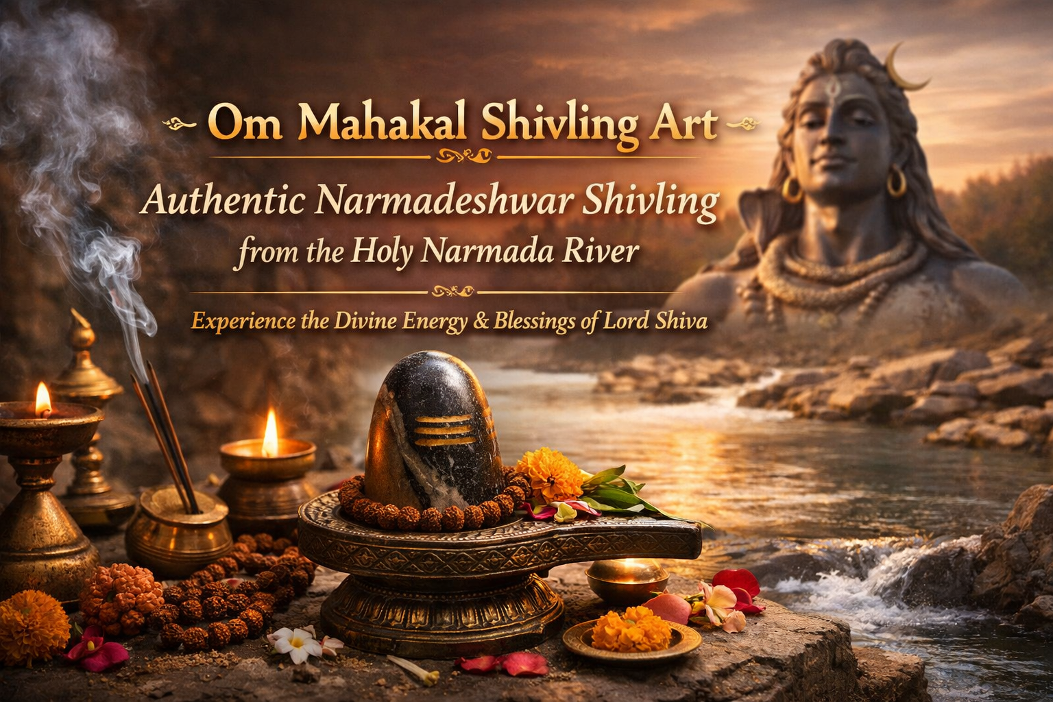 Om Mahakal Shivling Art