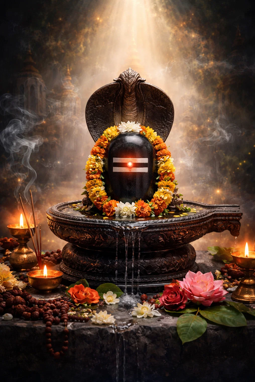 Om Mahakal Shivling Art
